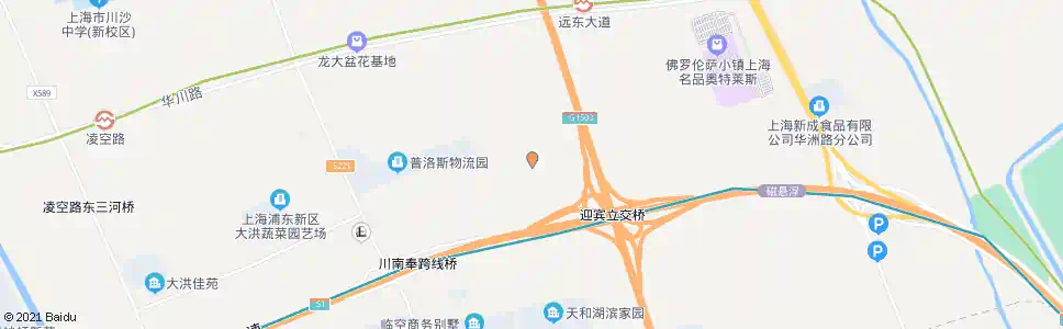 上海灵通路中横港路_公交站地图_上海公交_妙搜公交查询2025