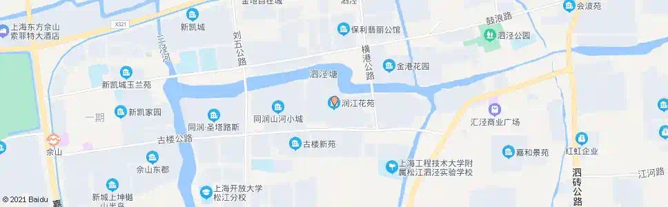 上海润江花苑(招呼站)_公交站地图_上海公交_妙搜公交查询2025