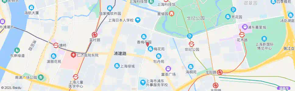 上海锦绣路梅花路_公交站地图_上海公交_妙搜公交查询2025