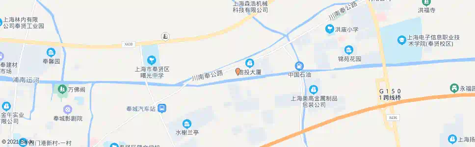 上海川南奉公路洪庙_公交站地图_上海公交_妙搜公交查询2025