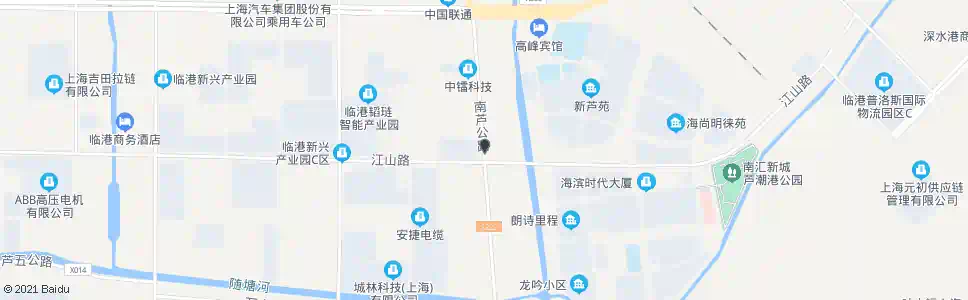 上海南芦公路江山路_公交站地图_上海公交_妙搜公交查询2025