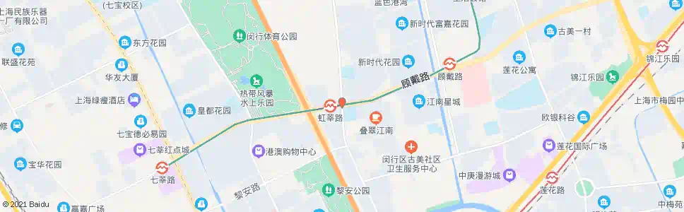 上海虹莘路顾戴路_公交站地图_上海公交_妙搜公交查询2025