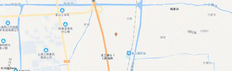 上海金星示范场_公交站地图_上海公交_妙搜公交查询2025