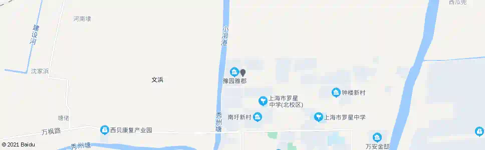 上海健康路秀州街_公交站地图_上海公交_妙搜公交查询2025