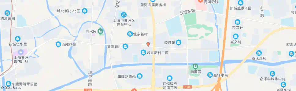 上海城中东路保安路_公交站地图_上海公交_妙搜公交查询2025
