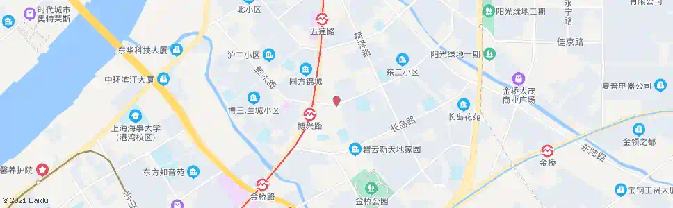上海博兴路台儿庄路_公交站地图_上海公交_妙搜公交查询2025