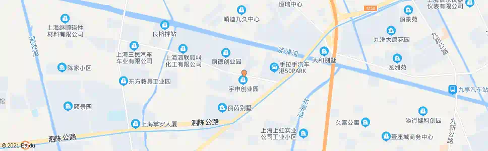 上海康顺磁性_公交站地图_上海公交_妙搜公交查询2025