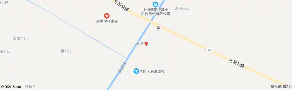 上海惠中村_公交站地图_上海公交_妙搜公交查询2025