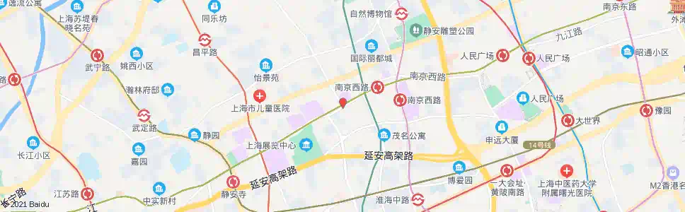 上海江宁路南京路_公交站地图_上海公交_妙搜公交查询2025