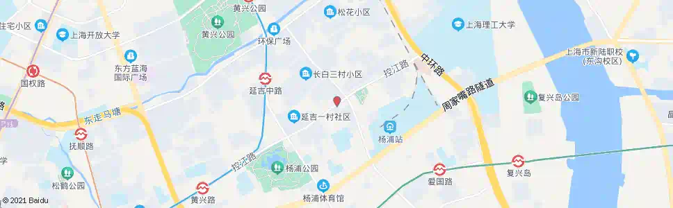 上海内江路控江路_公交站地图_上海公交_妙搜公交查询2025