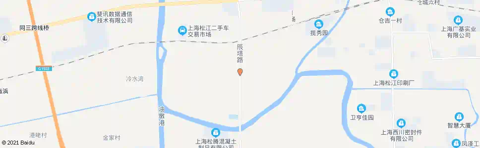上海辰塔路松吉路_公交站地图_上海公交_妙搜公交查询2025