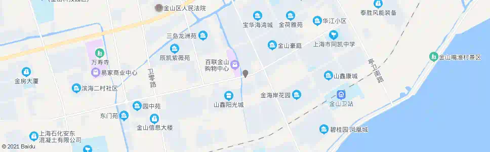 上海卫清西路杭州湾大道_公交站地图_上海公交_妙搜公交查询2025