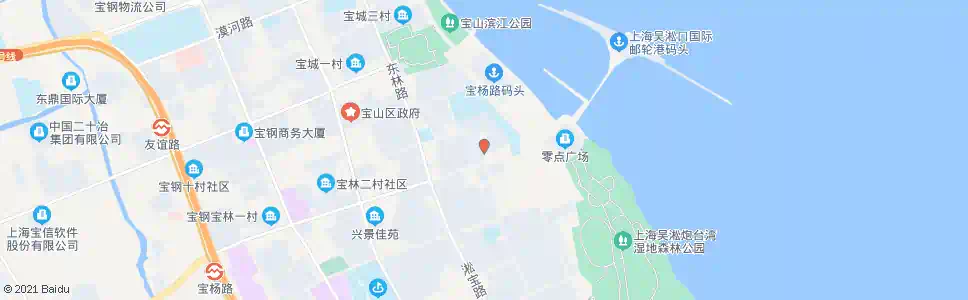 上海宝林路宝杨路_公交站地图_上海公交_妙搜公交查询2025