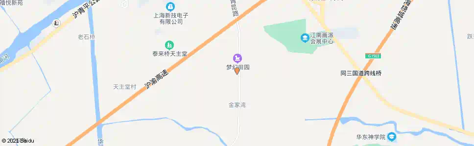上海金家村_公交站地图_上海公交_妙搜公交查询2025