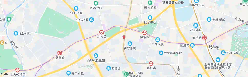 上海红宝石路古北路_公交站地图_上海公交_妙搜公交查询2025