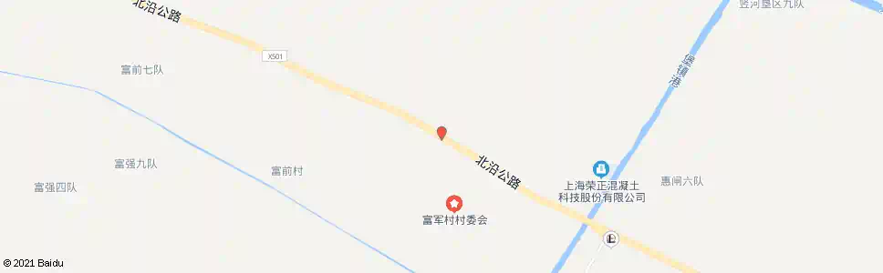 上海富军村_公交站地图_上海公交_妙搜公交查询2025