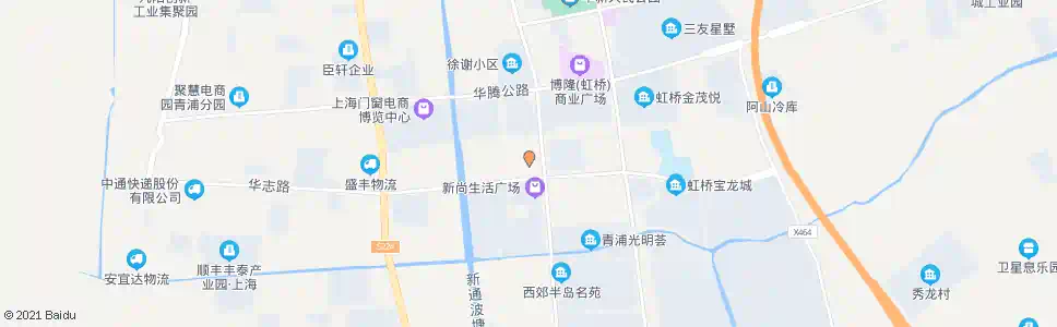 上海华新镇_公交站地图_上海公交_妙搜公交查询2025