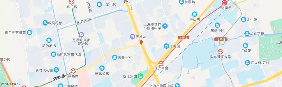 上海虹梅路顾戴路_公交站地图_上海公交_妙搜公交查询2025