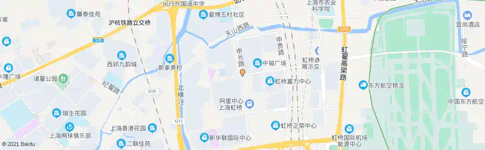 上海宁虹路申长路_公交站地图_上海公交_妙搜公交查询2025
