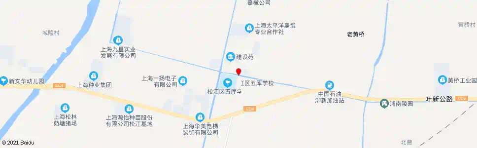上海新五_公交站地图_上海公交_妙搜公交查询2025