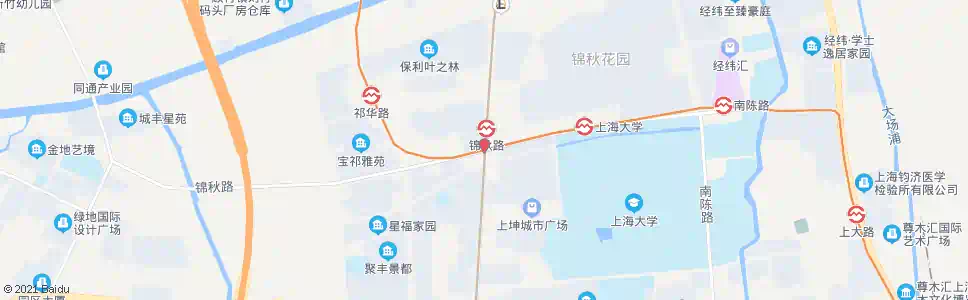 上海祁连山路锦秋路_公交站地图_上海公交_妙搜公交查询2025