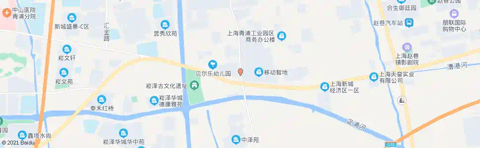 上海崧华路沪青平公路_公交站地图_上海公交_妙搜公交查询2025