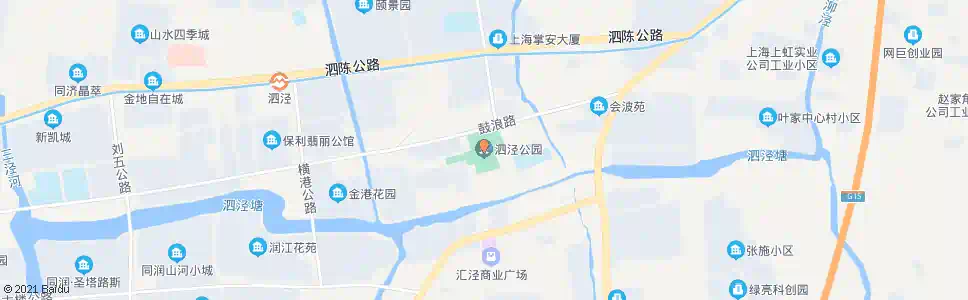 上海泗泾公园_公交站地图_上海公交_妙搜公交查询2025