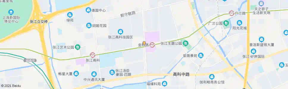 上海金科路祖冲之路_公交站地图_上海公交_妙搜公交查询2025