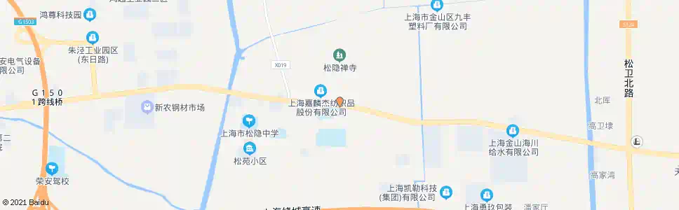 上海亭枫公路松前路_公交站地图_上海公交_妙搜公交查询2025