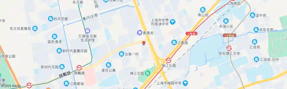 上海古美五村_公交站地图_上海公交_妙搜公交查询2025