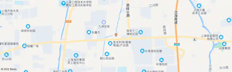 上海张泾路莘砖公路_公交站地图_上海公交_妙搜公交查询2025