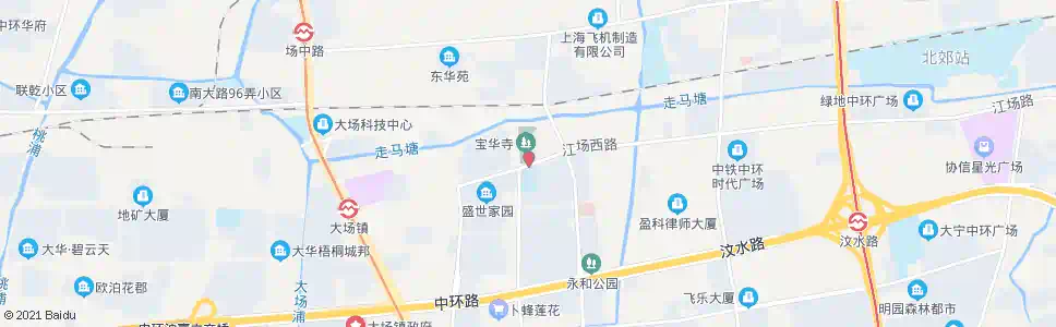 上海江场西路高平路_公交站地图_上海公交_妙搜公交查询2025