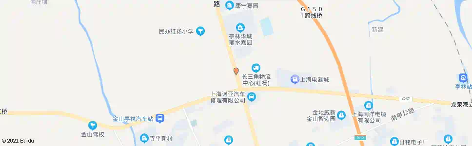 上海车亭公路亭枫公路_公交站地图_上海公交_妙搜公交查询2025