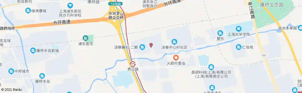 上海环桥路康人路_公交站地图_上海公交_妙搜公交查询2025