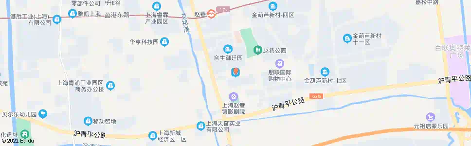 上海赵巷汽车站(招呼站)_公交站地图_上海公交_妙搜公交查询2025