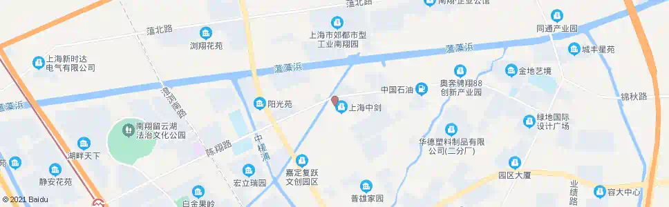 上海昌翔路陈翔路_公交站地图_上海公交_妙搜公交查询2025