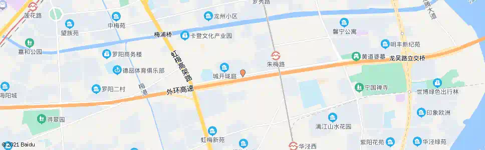 上海朱梅路兴南路_公交站地图_上海公交_妙搜公交查询2025