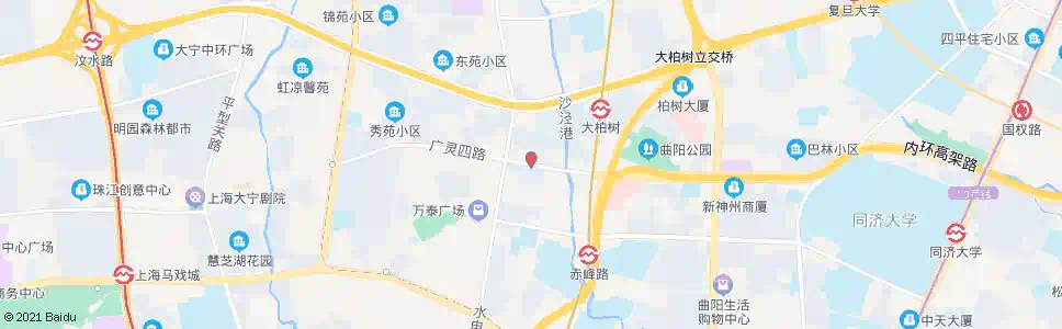 上海广灵四路广灵一路_公交站地图_上海公交_妙搜公交查询2025