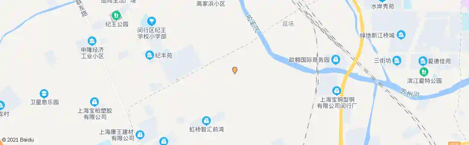 上海红卫路宗家_公交站地图_上海公交_妙搜公交查询2025