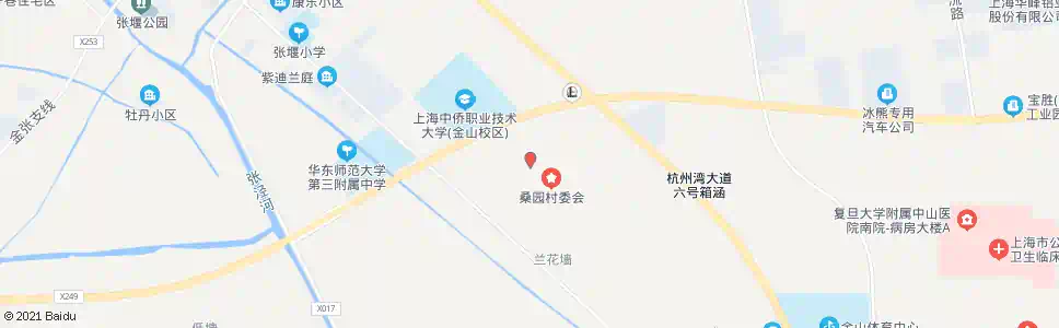 上海桑园村_公交站地图_上海公交_妙搜公交查询2025