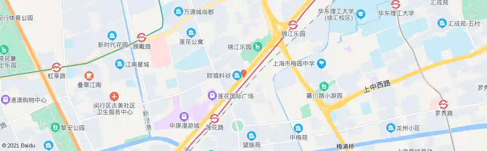 上海沪闵路镇西路_公交站地图_上海公交_妙搜公交查询2025