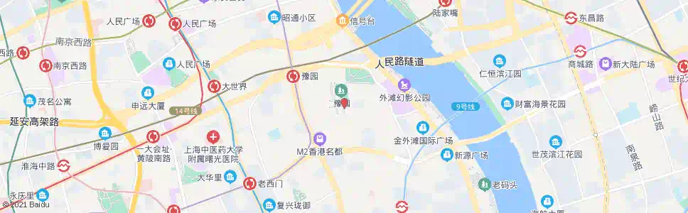 上海新北门(城隍庙)_公交站地图_上海公交_妙搜公交查询2025