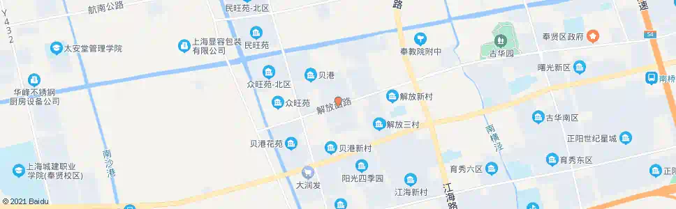上海解放西路秀南一路_公交站地图_上海公交_妙搜公交查询2025