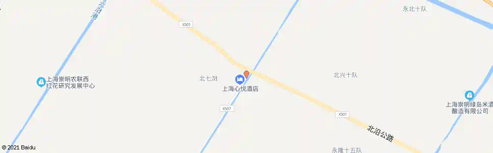 上海北七滧_公交站地图_上海公交_妙搜公交查询2025