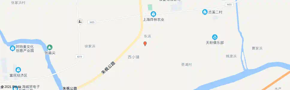 上海东圩路东庄村站_公交站地图_上海公交_妙搜公交查询2025