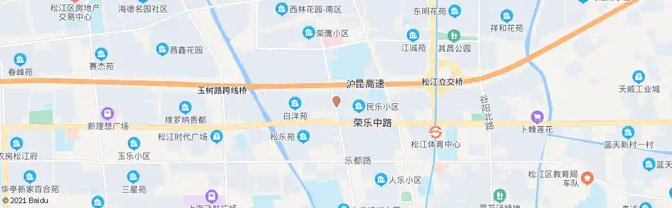 上海西林北路荣乐路_公交站地图_上海公交_妙搜公交查询2025
