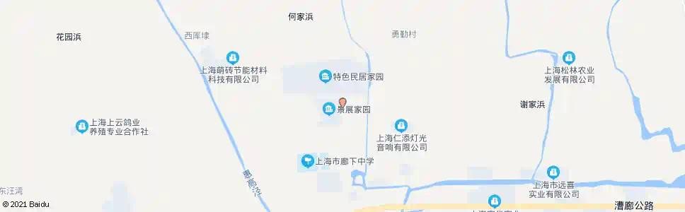 上海景展家园_公交站地图_上海公交_妙搜公交查询2025