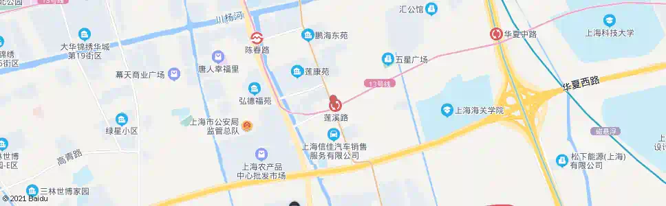 上海练西路莲湖路_公交站地图_上海公交_妙搜公交查询2025