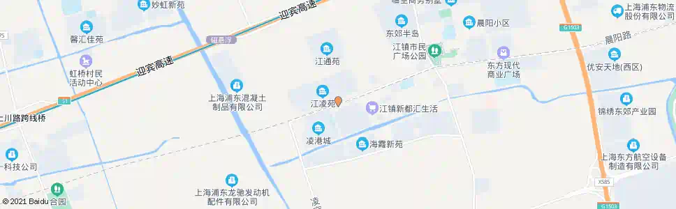 上海晨阳西路江绣路_公交站地图_上海公交_妙搜公交查询2025