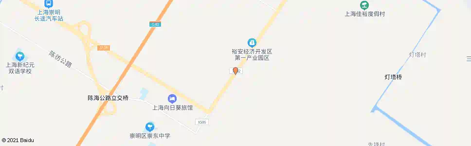 上海北陈公路陈海公路_公交站地图_上海公交_妙搜公交查询2025
